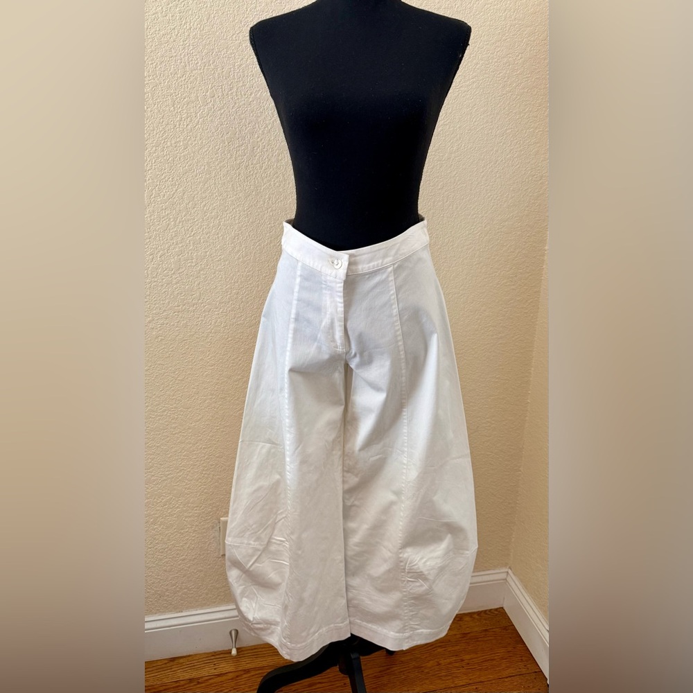 Elegant White Wide Leg Pants
